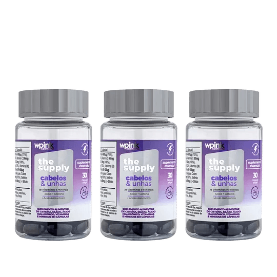 Kit 3 cabelos e unhas - wp