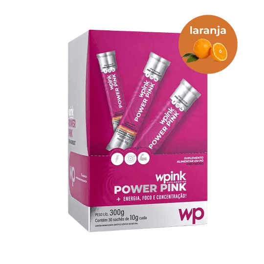 Power Pink de Laranja - Pré-Treino – 300g