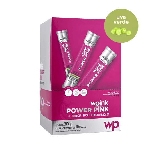 Power Pink de Uva Verde - Pré-Treino – 300g