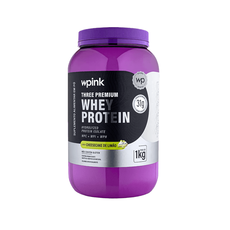 Three Premium Whey Protein Cheesecake de Limão 3W - (1kg)